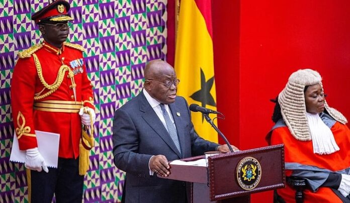 Ghana President’s ADC collapses during nationwide address (Video)