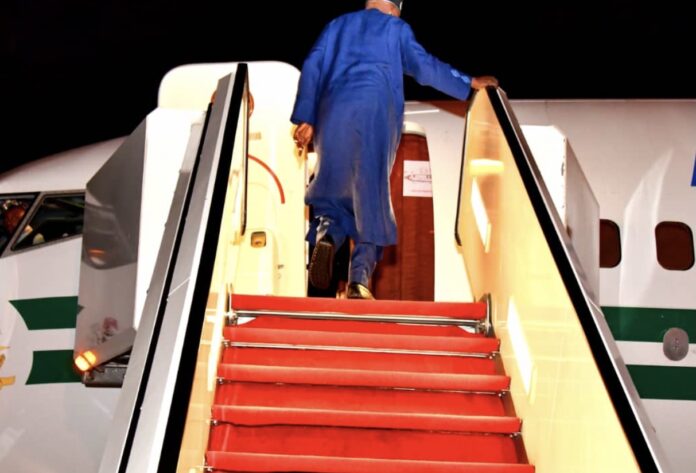 Tinubu jets out to France enroute Ethiopia for African Union Summit President Bola Ahmed Tinubu has travelled to Paris, capital of France, on a “private visit” ahead of the African Union Summit in Ethiopia. According to Bayo Onanuga, Special Adviser to the President on Information and Strategy, the president would move to Addis Ababa, the Ethiopian capital, for the forthcoming African Union Summit. “In Addis Ababa, President Tinubu will join African leaders at the 46th Ordinary Session of the Executive Council and the 38th Ordinary Session of the Assembly of the AU Heads of State, scheduled from February 12th to 16th, 2025.” “The president will arrive in Addis Ababa early next week for the African Union summit. While in France, President Tinubu will meet with his French counterpart, President Emmanuel Macron,” Onanuga said in a statement. As citizens strongly condemn the president’s frequent trips overseas, Minister of Foreign Affairs, Yusuf Tuggar, while appearing on a Channels Television programme said Nigeria is rich enough to fund the president’s frequent foreign trips. He had said Tinubu, contrary to the complaints, even needed to embark on more trips because of its strategic importance and inherent benefits to the country. The minister noted that Tinubu could only strengthen ties with fellow global leaders in his quest to set the country on the right path. He had said, “It is not a fair assessment. The administration is still new because the President was inaugurated in 2023. In global terms, he is still a new president. He needs to interact with his colleagues and fellow heads of state to be able to establish relationships. “You can further see the fruits of these trips and their benefits which attracted $2bn (worth) of investments like he did in Brazil. In fact, I would venture to say we are not travelling enough. We should do more. “Nigeria has the money. How much does travelling cost compared to the benefits? Again, how much does it cost really when you compare it to some of the things that the President has already addressed? “How much have we wasted on fuel, electricity and other subsidies? He was subsidising consumption instead of production and subsidising the real sector of the economy,” he added. Since assuming office in 2023, Tinubu has reportedly visited about 19 countries on 32 foreign trips. Tinubu jets out to France enroute Ethiopia for African Union Summit President Bola Ahmed Tinubu has travelled to Paris, capital of France, on a “private visit” ahead of the African Union Summit in Ethiopia. According to Bayo Onanuga, Special Adviser to the President on Information and Strategy, the president would move to Addis Ababa, the Ethiopian capital, for the forthcoming African Union Summit. “In Addis Ababa, President Tinubu will join African leaders at the 46th Ordinary Session of the Executive Council and the 38th Ordinary Session of the Assembly of the AU Heads of State, scheduled from February 12th to 16th, 2025.” “The president will arrive in Addis Ababa early next week for the African Union summit. While in France, President Tinubu will meet with his French counterpart, President Emmanuel Macron,” Onanuga said in a statement. As citizens strongly condemn the president’s frequent trips overseas, Minister of Foreign Affairs, Yusuf Tuggar, while appearing on a Channels Television programme said Nigeria is rich enough to fund the president’s frequent foreign trips. He had said Tinubu, contrary to the complaints, even needed to embark on more trips because of its strategic importance and inherent benefits to the country. The minister noted that Tinubu could only strengthen ties with fellow global leaders in his quest to set the country on the right path. He had said, “It is not a fair assessment. The administration is still new because the President was inaugurated in 2023. In global terms, he is still a new president. He needs to interact with his colleagues and fellow heads of state to be able to establish relationships. “You can further see the fruits of these trips and their benefits which attracted $2bn (worth) of investments like he did in Brazil. In fact, I would venture to say we are not travelling enough. We should do more. “Nigeria has the money. How much does travelling cost compared to the benefits? Again, how much does it cost really when you compare it to some of the things that the President has already addressed? “How much have we wasted on fuel, electricity and other subsidies? He was subsidising consumption instead of production and subsidising the real sector of the economy,” he added. Since assuming office in 2023, Tinubu has reportedly visited about 19 countries on 32 foreign trips.