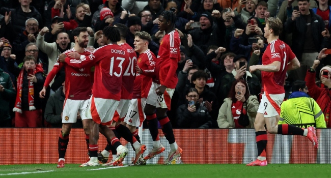 Fernandes hat-trick fires Manchester United into Europa League quarters Fernandes hat-trick fires Manchester United into Europa League quarters