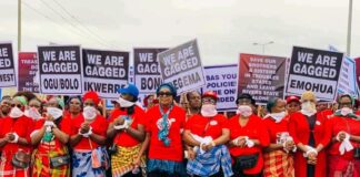 Again, women protest against emergency rule in Rivers, demand removal of CP