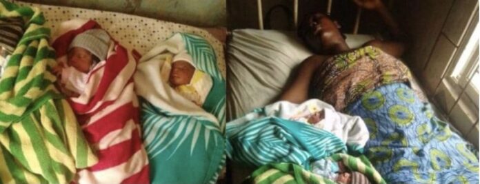 Bricklayer abandons wife in hospital following birth of triplets