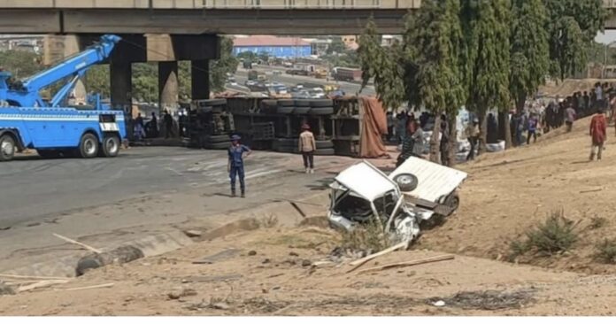 Many residents feared dead as cement truck crashes on Karu bridge in Abuja