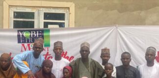 Yobe First Movement donates Paliatives to NURTW for orphans