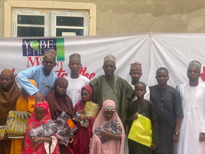 Yobe First Movement donates Paliatives to NURTW for orphans