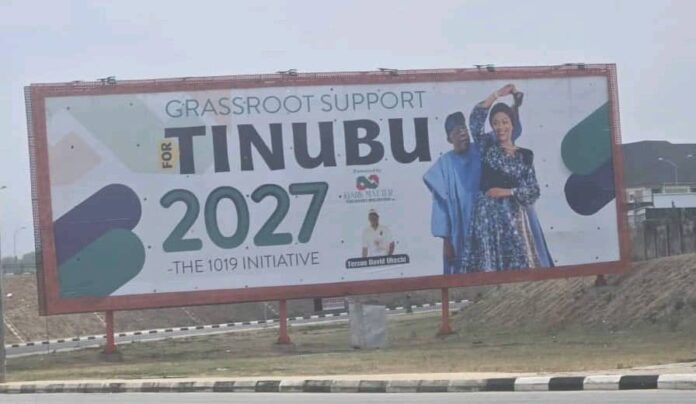 Presidency condemns billboards advertising Tinubu's re-election bid