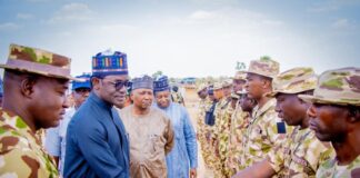 Gov. Buni visits army formation in Buni Gari, supports families of fallen heroes (Pictures)