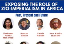 Discussion: Unmasking Power – The entangled forces of zionism, imperialism in Africa’s struggle