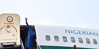 Tinubu departs for Lagos ahead of ECOWAS 50th anniversary, Eid-el-Kabir