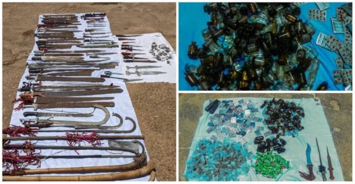 Police arrest 51 suspects, recover weapons, illicit drugs
