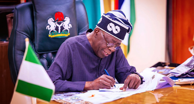 President Tinubu declines assent to NDLEA act amendment bill