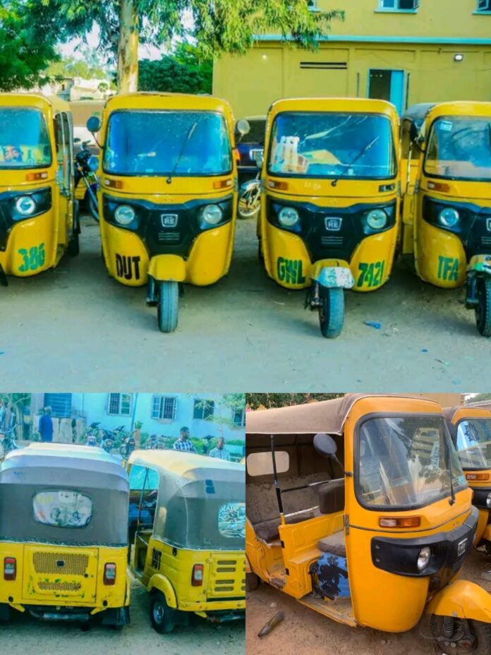Tricycle Snatching: Kano police arrest 4, recover 6 stolen tricycles