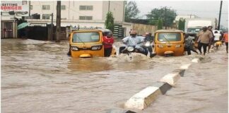 Flood submerges Makurdi–Lafia road as Tinubu embarks on condolence visit