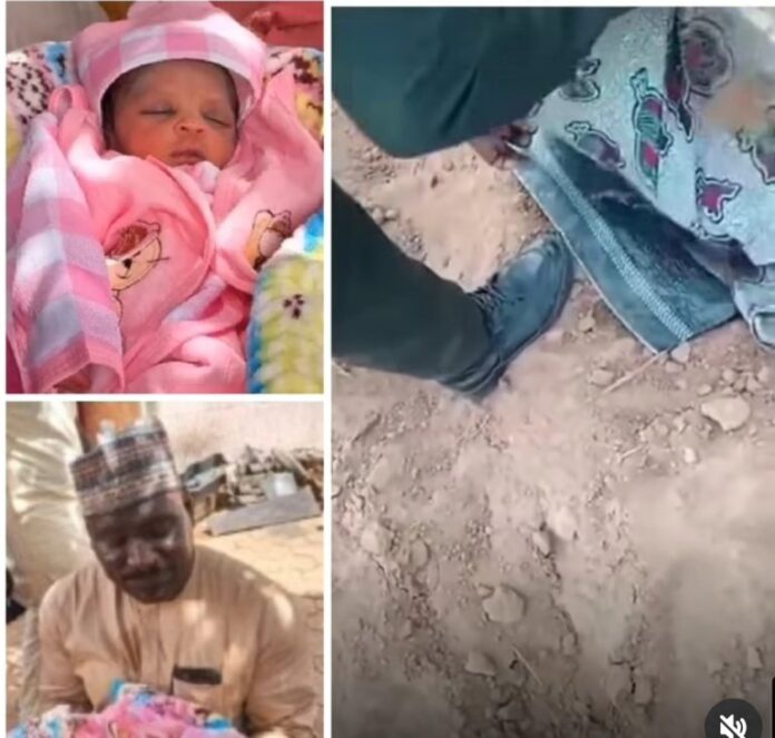 Farmer rescues newborn baby buried alive
