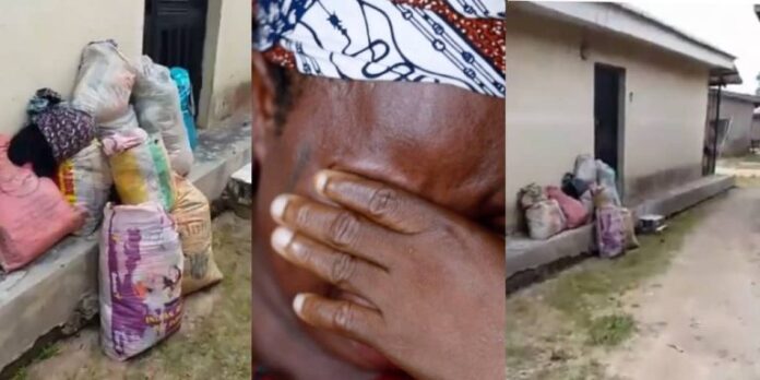 Husband throws wife out after refusing intimacy (Video)