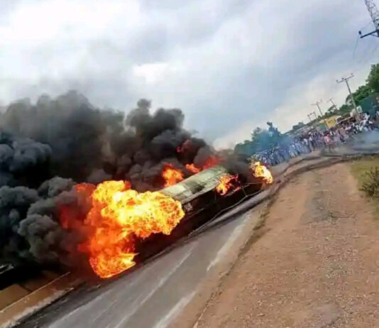 Petrol tanker explodes in Ibadan