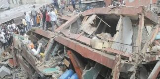 3-storey building collapses, several injured