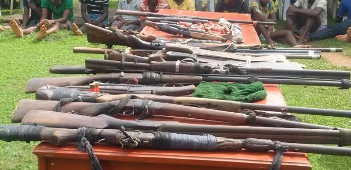 FG destroys 1,316 illicit weapons, over 13,000 crushed in four years