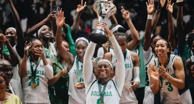 Just like Super Falcons, Tinubu honours each D’Tigress with OON, $100,000, house for historic AfroBasket win Just like Super Falcons, Tinubu honours each D’Tigress with OON, $100,000, house for historic AfroBasket win