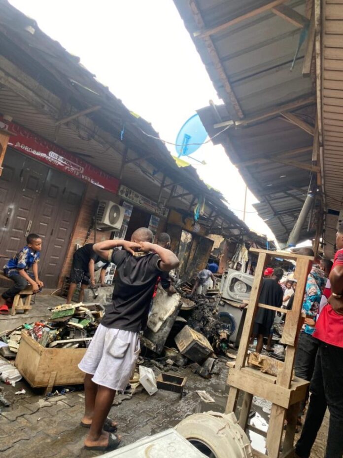 Millions in goods lost as fire guts popular market