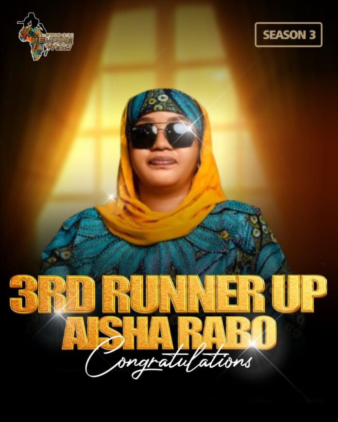 Nigerian Photojournalist, Aisha Rabo shines, Emerges 3rd runner-up at African Empire Reality TV show