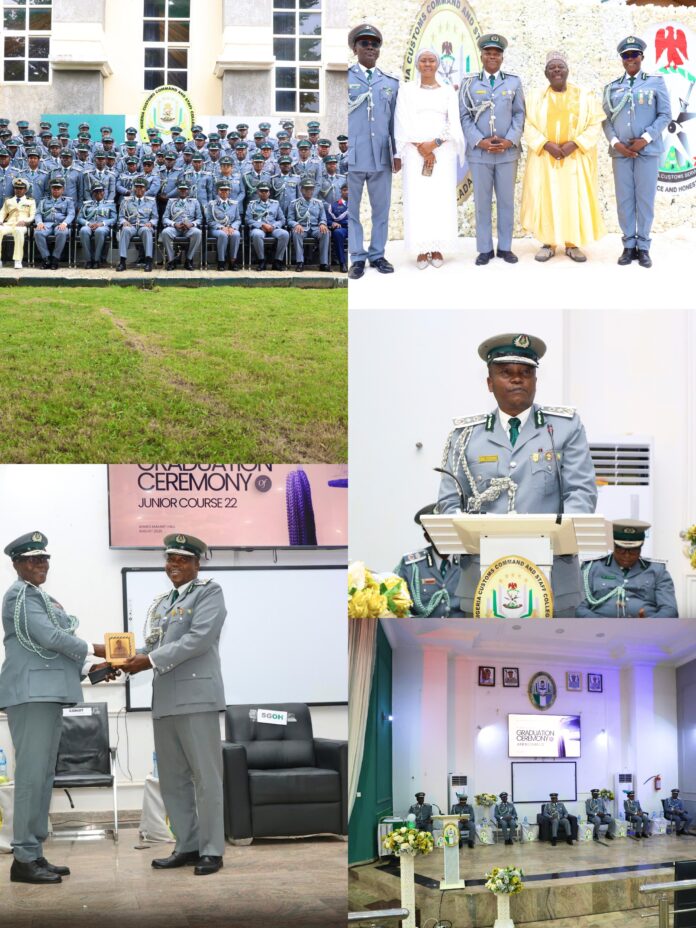 Customs college graduates 50 officers from junior course 22