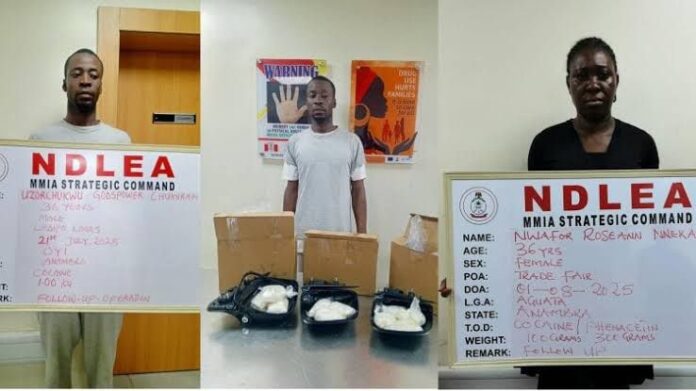 NDLEA intercepts cocaine hidden in mirrors, lipsticks NDLEA intercepts cocaine hidden in mirrors, lipsticks