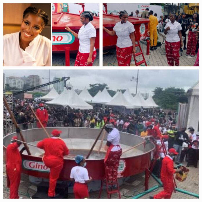 Hilda Baci embarks on Guinness World Record attempt for largest pot of jollof rice