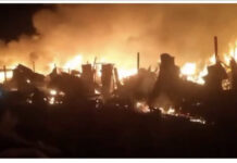 Massive fire destroys 26 shops in major Lagos market Massive fire destroys 26 shops in major Lagos market
