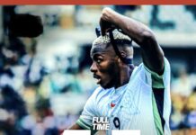 Osimhen shines as Nigeria crush Gabon 4-1 to reach World Cup playoff final