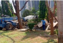Police officer dies, another injured after mixer truck veers off road in Abuja