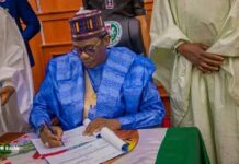 Gov. Buni signs ₦515 billion “transformation budget”, inaugurates new council chair