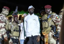 Guinea junta chief Doumbouya elected president