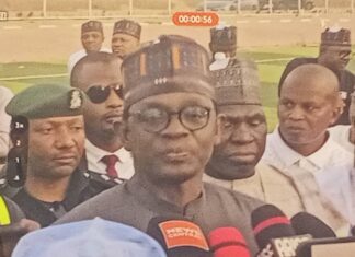 Gov. Buni showcases Yobe’s recovery, appreciates media during stadium tour