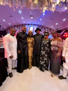 Mrs Joanne with her children and in-laws