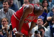 Origin of Michael Jordan’s “Flu Game”