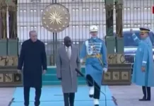 President Tinubu suffers minor fall during official engagement in Turkey