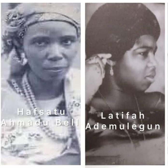 Hajia Hafsat Bello and Mrs Lateefat Ademulugen during Nigeria's first military coup, by Femi Fani Kayode